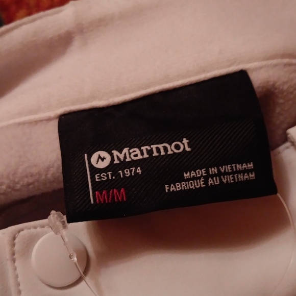 Marmot Kate Insulated Softshell White Ski Pants - Picture 6 of 10